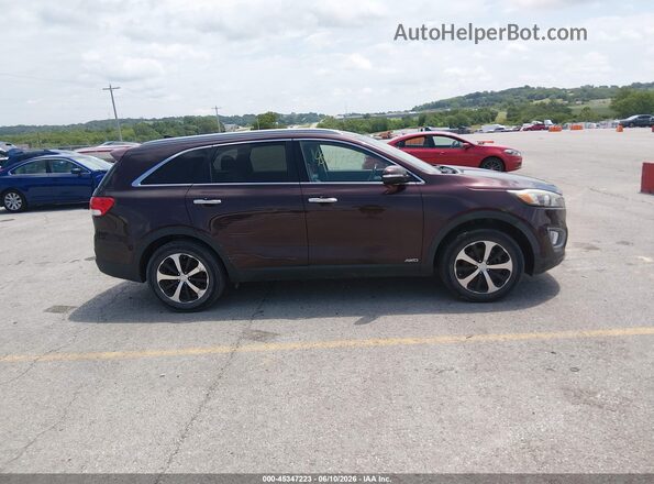 5XYPHDA16GG016519 2016 KIA SORENTO Бордовый 