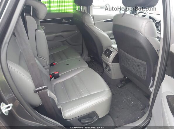 5XYPHDA1XGG016605 2016 KIA SORENTO Gray VIN კოდის სტიკერის ხედი