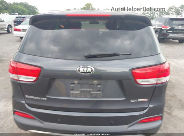 5XYPHDA1XGG016605 2016 KIA SORENTO Gray 