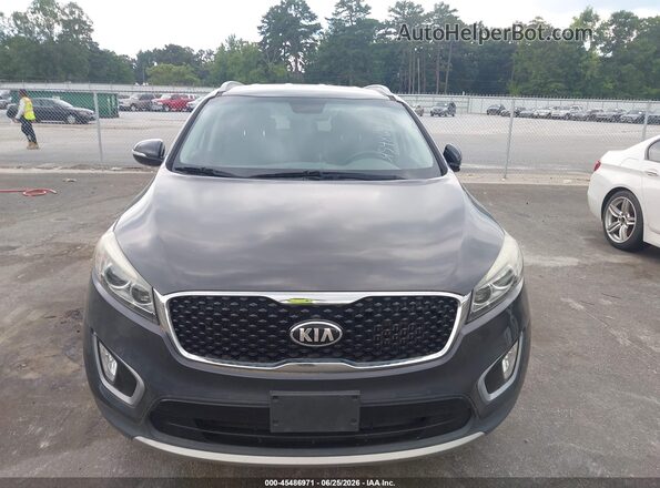 5XYPHDA1XGG016605 2016 KIA SORENTO Gray ხელსაწყოთა პანელის ხედი