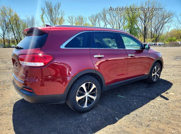 5XYPHDA1XHG190157 2017 KIA SORENTO Red Trasero derecho