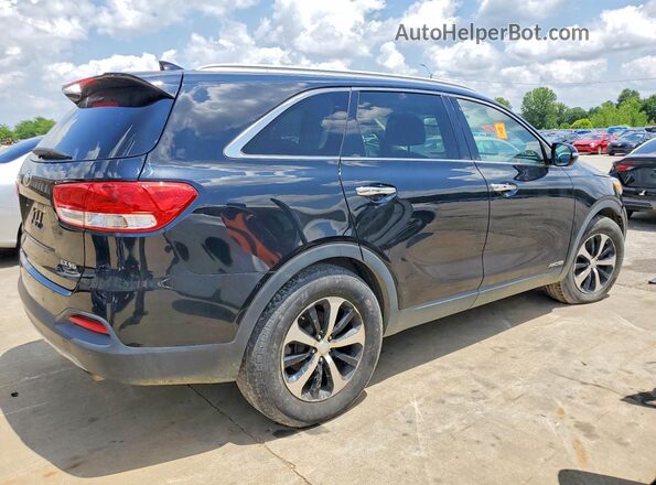 5XYPHDA50HG247839 2017 KIA SORENTO Black Հետևի աջ
