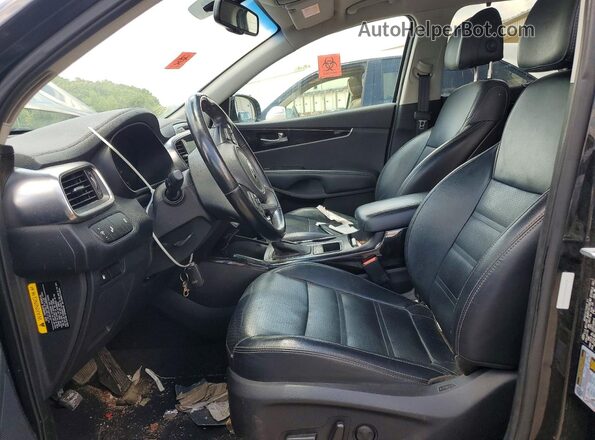 5XYPHDA50HG247839 2017 KIA SORENTO Black Սալոնի դիմացի տեսք