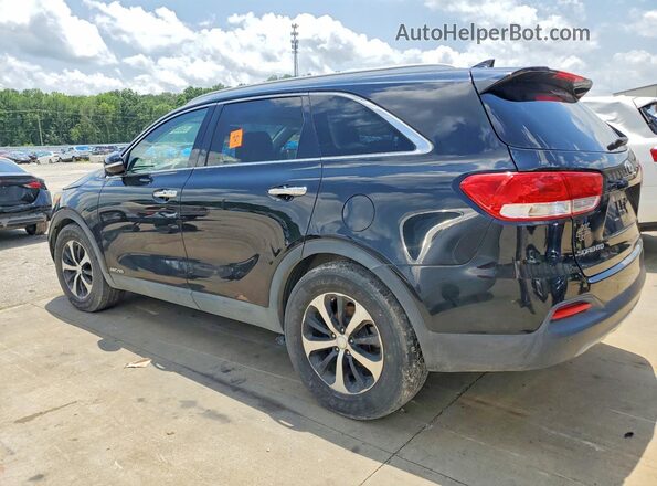 5XYPHDA50HG247839 2017 KIA SORENTO Black Հետևի ձախ