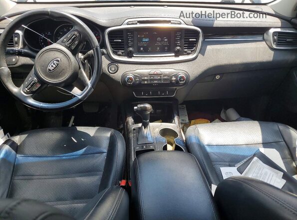 5XYPHDA50HG247839 2017 KIA SORENTO Black Առջևի վահանակի տեսք