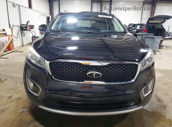 5XYPHDA51GG077389 2016 KIA SORENTO Black Դիմացի տեսք
