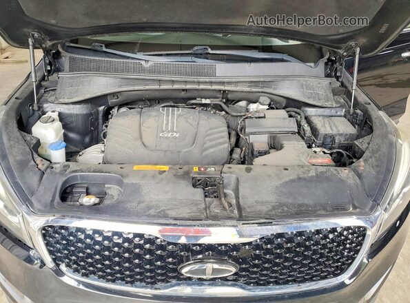 5XYPHDA51GG077389 2016 KIA SORENTO Black Շարժիչի բաժամունքի տեսք