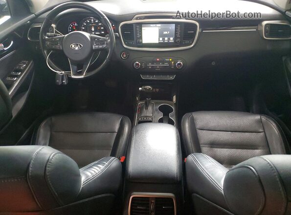 5XYPHDA51GG077389 2016 KIA SORENTO Black Առջևի վահանակի տեսք