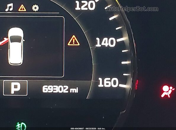 5XYPHDA51HG322211 2017 KIA SORENTO Burgundy 