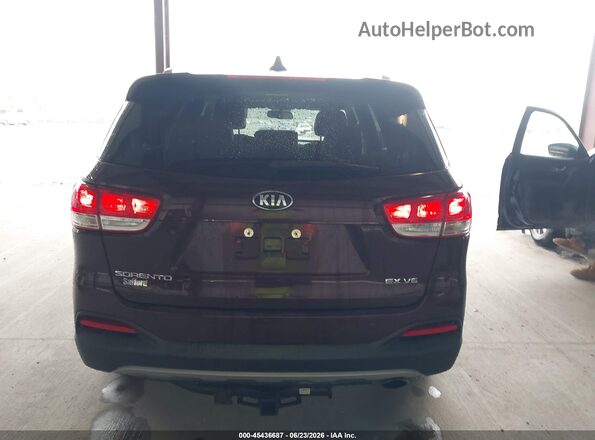 5XYPHDA51HG322211 2017 KIA SORENTO Burgundy 