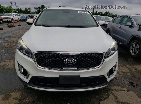 5XYPHDA53JG417567 2018 KIA SORENTO White Widok z przodu
