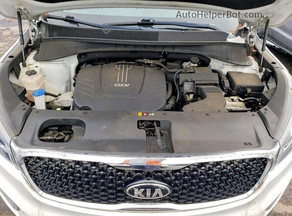 5XYPHDA53JG417567 2018 KIA SORENTO White Widok komory silnika