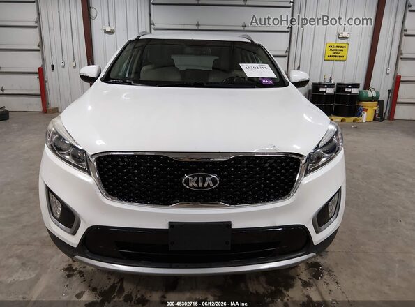 5XYPHDA55GG030432 2016 KIA SORENTO White Սարքավորումների վահանակի տեսք