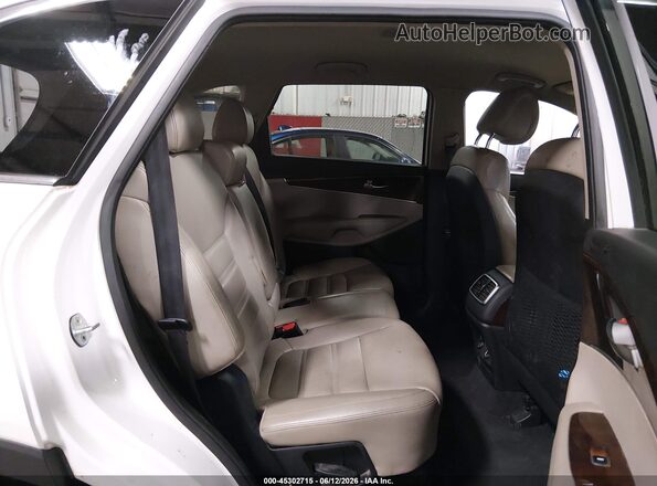 5XYPHDA55GG030432 2016 KIA SORENTO White VIN կոդի պիտակի տեսք