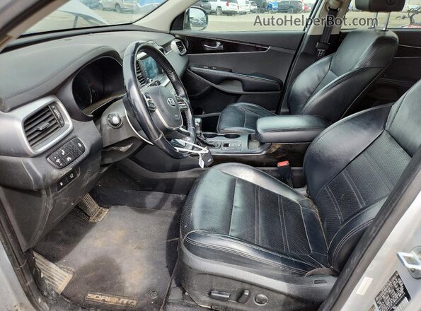 5XYPHDA56KG509399 2019 KIA SORENTO Silver 