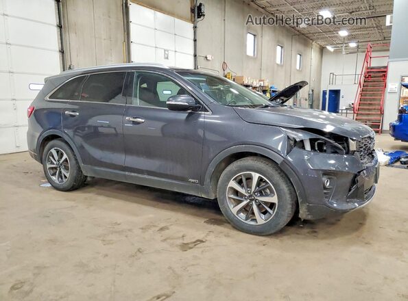 5XYPHDA57KG515759 2019 KIA SORENTO Gray 