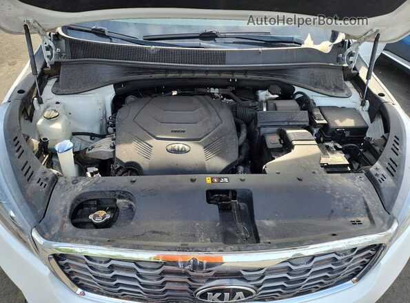 5XYPHDA57KG604845 2019 KIA SORENTO White 
