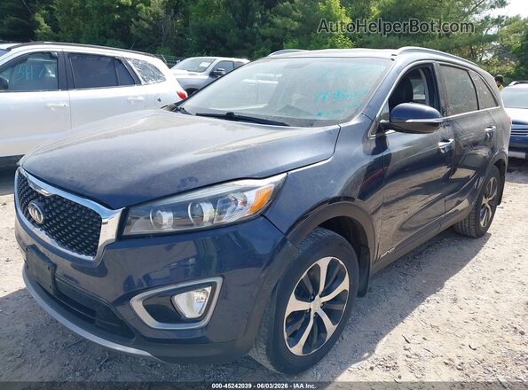 5XYPHDA58GG001927 2016 KIA SORENTO Blue 