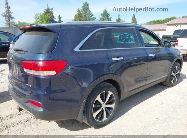 5XYPHDA58GG001927 2016 KIA SORENTO Blue 