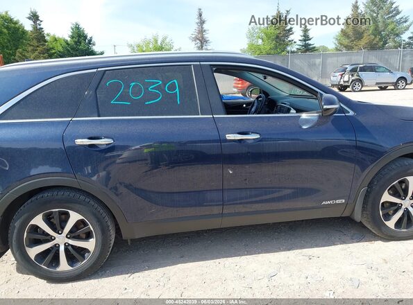 5XYPHDA58GG001927 2016 KIA SORENTO Blue 