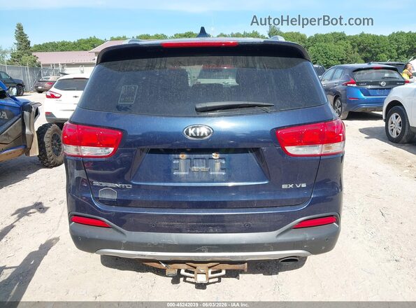 5XYPHDA58GG001927 2016 KIA SORENTO Blue 