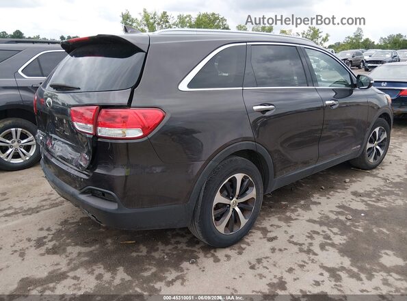 5XYPHDA58HG314834 2017 KIA SORENTO Black Հետևի աջ