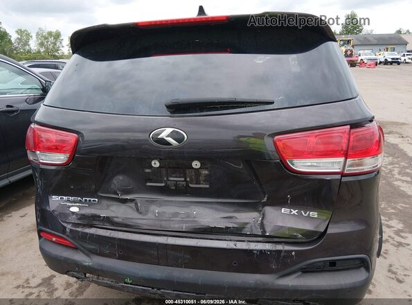 5XYPHDA58HG314834 2017 KIA SORENTO Black 