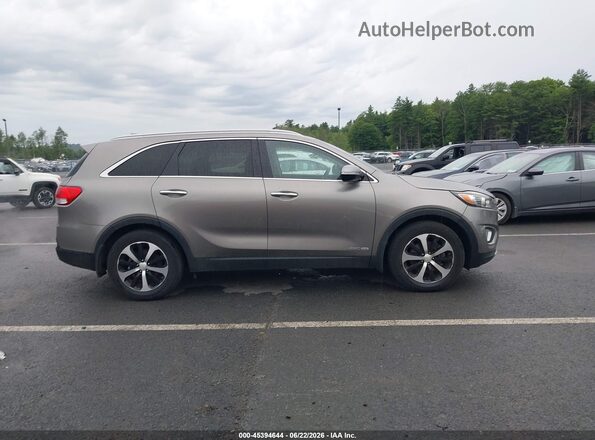 5XYPHDA59GG120800 2016 KIA SORENTO Gray Սալոնի հետևի տեսք