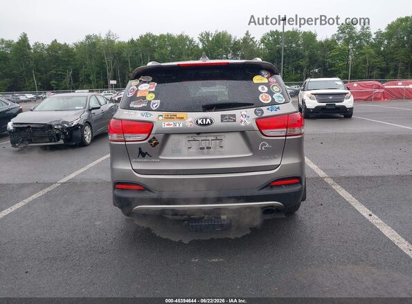 5XYPHDA59GG120800 2016 KIA SORENTO Gray 