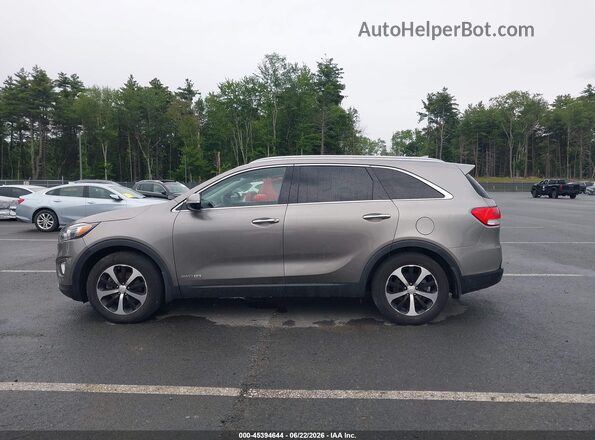 5XYPHDA59GG120800 2016 KIA SORENTO Gray Սալոնի 360 աստիճան տեսք