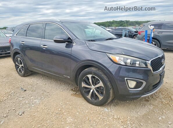 5XYPHDA59HG204357 2017 KIA SORENTO Gray 