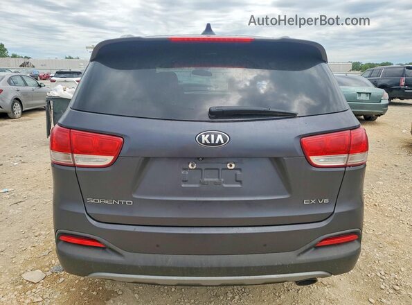 5XYPHDA59HG204357 2017 KIA SORENTO Gray 