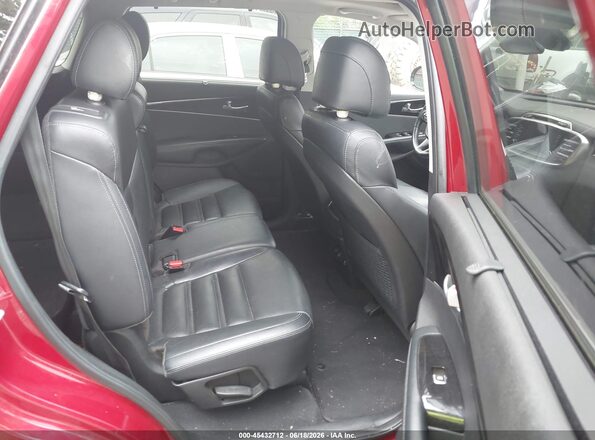5XYPHDA59HG233616 2017 KIA SORENTO Red VIN კოდის სტიკერის ხედი