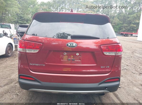 5XYPHDA59HG233616 2017 KIA SORENTO Red 
