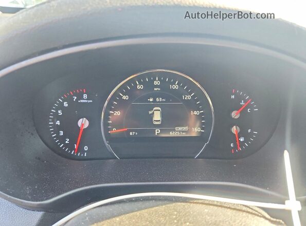 5XYPHDA59KG499628 2019 KIA SORENTO Gray Սարքավորումների վահանակի տեսք