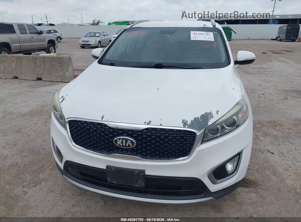 5XYPHDA5XGG015618 2016 KIA SORENTO White 