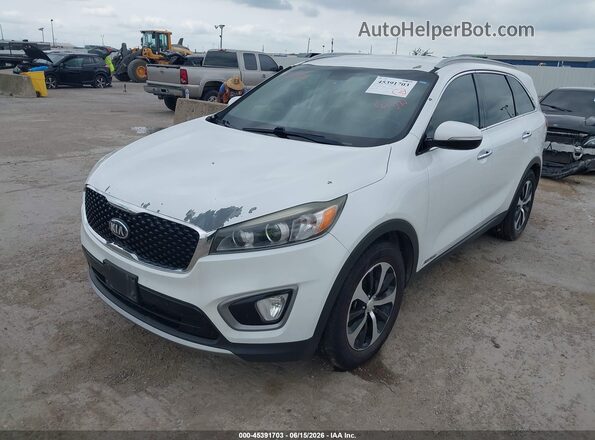 5XYPHDA5XGG015618 2016 KIA SORENTO White 