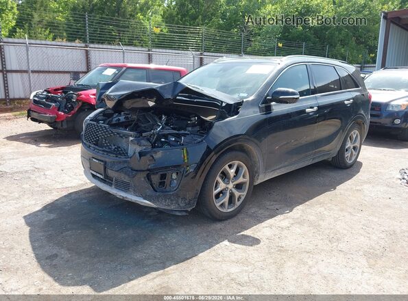 5XYPK4A19GG038709 2016 KIA SORENTO Black Передня ліва чверть
