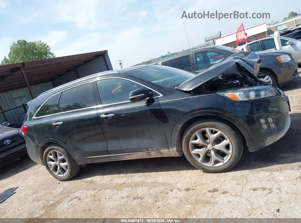 5XYPK4A19GG038709 2016 KIA SORENTO Black Вид задньої частини салону