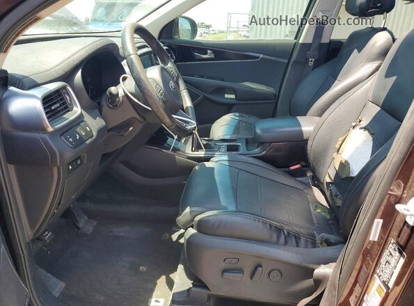 5XYPK4A51GG006419 2016 KIA SORENTO Burgundy 