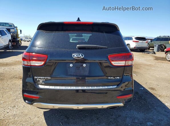 5XYPK4A52GG178670 2016 KIA SORENTOSXL Black Widok z tyłu
