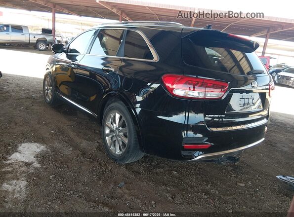 5XYPK4A54GG076352 2016 KIA SORENTO Black Tył lewy