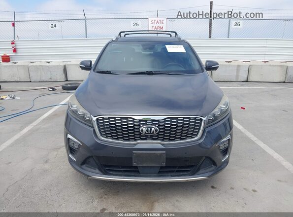 5XYPK4A5XKG450844 2019 KIA SORENTO Серый Вид задней части салона