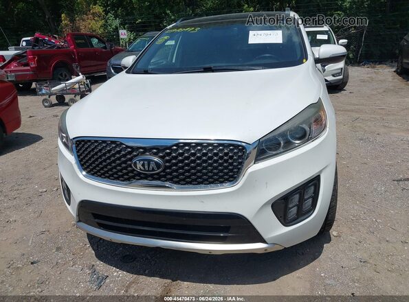 5XYPKDA11GG127478 2016 KIA SORENTO White Instrument cluster view