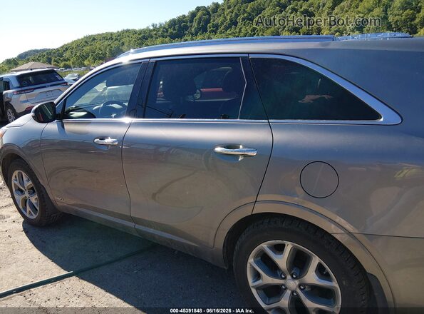 5XYPKDA16GG046377 2016 KIA SORENTO Silver 