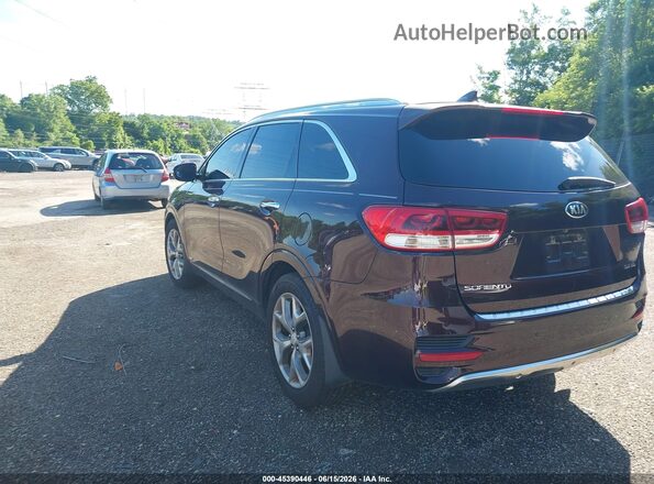 5XYPKDA50GG076946 2016 KIA SORENTO Burgundy 