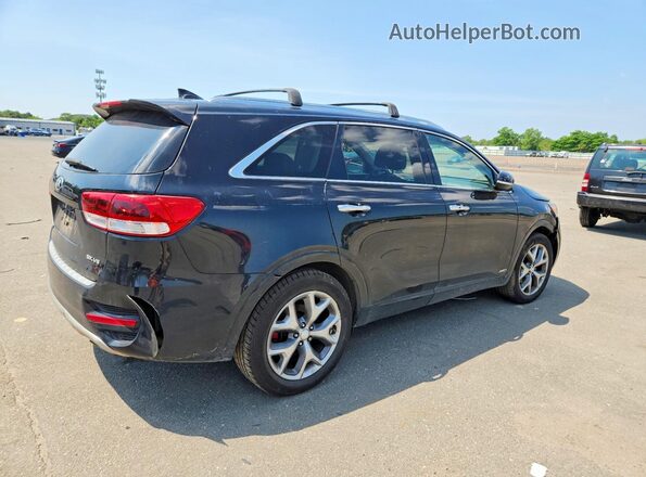 5XYPKDA50JG389065 2018 KIA SORENTO Black Tył prawy