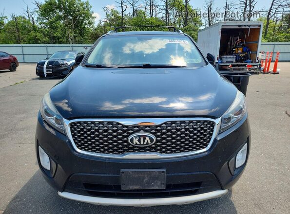 5XYPKDA50JG389065 2018 KIA SORENTO Black Widok z przodu