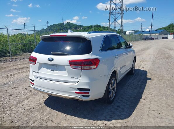 5XYPKDA52JG413348 2018 KIA SORENTO White Задня права чверть