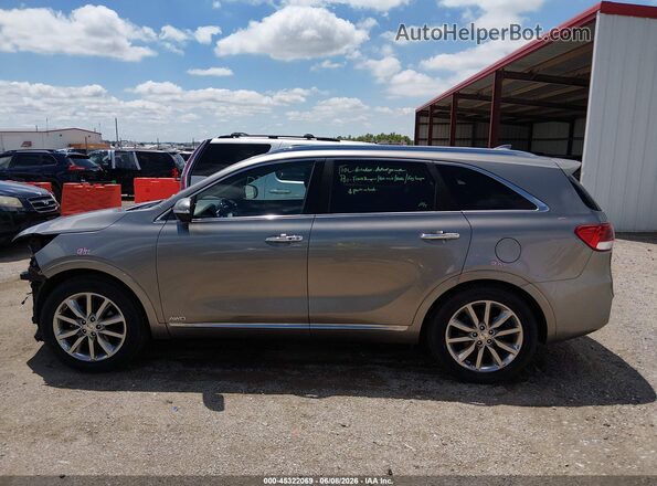 5XYPKDA53GG093286 2016 KIA SORENTO Gray 